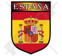 Espagne Espana Espanol Écusson, 100mm Vinyl Sticker, Autocollant
