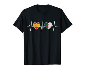 Espagne Et Algérie Drapeaux Algériens T-Shirt