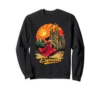 Espagne Femmes Flamenco Cattedrale Barcellona España Filles Sweatshirt