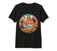 Espagne Madrid Europe, UE, péninsule ibérique T-Shirt Haut de Gamme