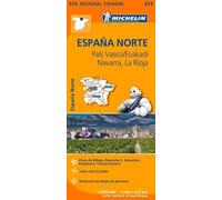 Carte Régionale Espagne Nord : Pais Vasco/Euskadi Navarra, La Rioja Échelle 1:250 000 - Michelin - Michelin Travel Partner - broché - Atlas / carte