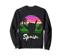 Espagne Plage Famille Amis Vacances Solo Sweatshirt
