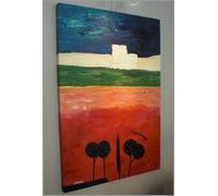 ESPAGNE - Tableau Pierre Gimenez Multicolore