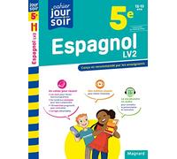 Espagnol 5e LV2 - Cahier Jour Soir: Conçu et recommandé par les enseignants