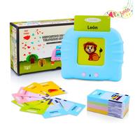 Espagnol Cartes Flash parlantes Jouets d'apprentissage pour Les Tout-Petits de 1-6 Ans, 112 Feuilles 224 Mots, Jouets éducatifs audibles, ressource d'apprentissage préscolaire Jouet interactif