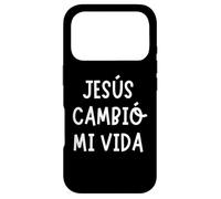 Espagnol Christian Jesús cambió mi Vida Jésus a changé ma Vie Coque pour iPhone 17 Pro