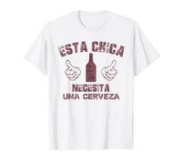 Espagnol Cinco De Mayo Esta Chica Necesita Una Cerveza T-Shirt
