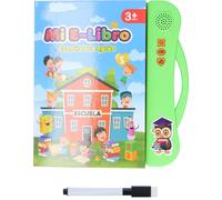 Espagnol enfants anglais tôt lire l'apprentissage machine E -Book -jouets (vert)