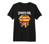 Espagnol Fille Espagne Pride Hispanique Heritage T-Shirt Haut de Gamme