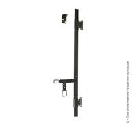 Espagnolette plate + accessoires - Longueur de tringle (mm) : 2400