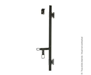 Espagnolette plate + accessoires - Longueur de tringle (mm) : 2400
