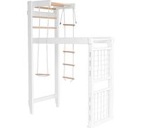 Espalier échelle de gymnastique Cherry Play - bois blanc, accessoires inclus