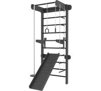 Espalier en bois pour enfants noir | mur d'escalade | structure d'escalade chambre d'enfant