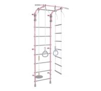 Espalier Pastell 2 Rosa | Mur de gymnastique en bois Pastell 2 Rosa | Mur d'escalade Pastell 2 Rosa