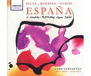 Espana : une Carte Postale en Forme de Chorale de l'Espagne