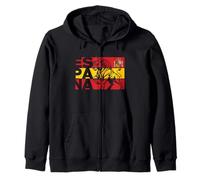 España Word Art Espagne Valiant Bull - Fierté espagnole Sweat à Capuche