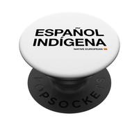 Español Indígena - Natif européen (Espagnol natif) PopSockets PopGrip Adhésif
