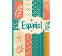 Español Notebook: Cuaderno Rayado de 120 Páginas para Lengua, Gramática, Vocabulario y Apuntes de Clase
