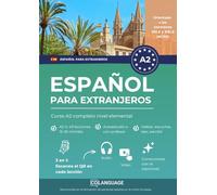 Español para extranjeros: Curso A2 completo nivel elemental: Aprende español con un método estructurado. Para uso en clase, con actividades, ... para la enseñanza. Ideal para DELE y SIELE.