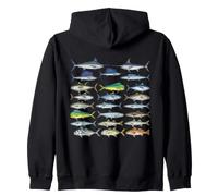 Espèces de Poissons d'eau salée Big Game Fishing Fisherman Sweat à Capuche