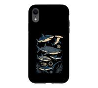 Espèces de Requins Vintage Biologie Marine Océan Faune Sauvage Coque pour iPhone XR