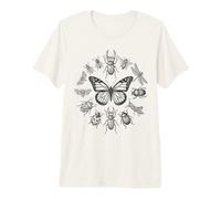 Espèces d'entomologie Scientifique d'insectes centrés sur Les Papillons T-Shirt Haut de Gamme