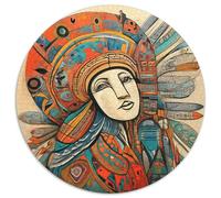 Espèces primitives,Puzzles pour Adultes 1000pcs (67.5x67.5cm),Jeux De Défi Style de Peinture à Plat