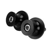 ESPEEDMTC pour Kawasaki Ninja 400 650 1000SX 2pcs Bobines de Bras oscillant Support de Curseur Vis CNC Alliage d’Aluminium (Noir)