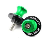 ESPEEDMTC pour Kawasaki Z900 2017-2022 2pcs Bobines de Bras oscillant Support de Curseur Vis CNC Alliage d’Aluminium (Vert)