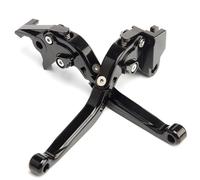 ESPEEDMTC pour Kawasaki Z900 2017-2022 CNC modifié Alliage d'aluminium 6 étages Longueur réglable Pliable Frein Levier d'embrayage Accessoires (Noir)