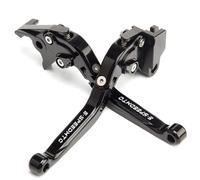 ESPEEDMTC pour KTM 390 Adventure ADV 2020-2023 CNC modifié Alliage d'aluminium 6 étages Longueur réglable Pliable Frein Levier d'embrayage Accessoires (Noir)