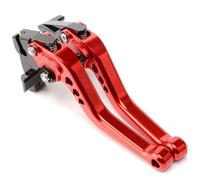 ESPEEDMTC pour Triumph Trident 660 2021-2024 Accessoires de Levier d'embrayage de Frein Court réglable en Alliage d'aluminium CNC modifié à 6 étages (Rouge)
