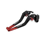 ESPEEDMTC pour Triumph Trident 660 2021-2024 CNC Alliage d’Aluminium Longue Taille Frein Embrayage Embrayage Accessoires (Rouge)