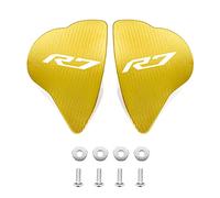 ESPEEDMTC pour Yamaha R7 YZF-R7 2021-2023 Couvercle de rétroviseur Couvercle de Trou de rétroviseur latéral Couvercle de Montage de rétroviseur Accessoires de Moto en Alliage d'aluminium CNC (Or)