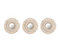 ESPEJO SET 3 ALGODON CRISTAL 20X1X20 BLANCO