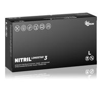 Espeon Nitril Longstar3 Black gants en nitrile non poudrés taille L 2x50 pcs