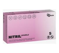 Espeon Nitril Sparkle Pearlescent Pink gants en nitrile non poudrés taille S 2x50 pcs