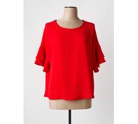 esperance chemisiers et blouses femme de couleur rouge