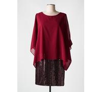 esperance robes femme de couleur rouge TU
