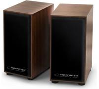 Esperanza 2.0 FOLK Speaker Set 2.0 Channels 6 W Wooden