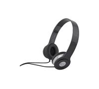 Esperanza Casque audio Techno EH145K – circum-aural filaire, contrôle du volume, câble 3 m – Noir