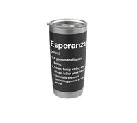 Esperanza Définition du nom Dictionnaire amusant Gobelet isotherme en acier inoxydable double paroi