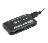 Esperanza EA117 - Lecteur de carte - tout-en-un (SD, MMC, xD, MS, CF, MS PRO, Microdrive) - USB 2.0