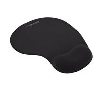 Esperanza EA137K Noir - Tapis de Souris (Noir, Uniforme, Repose-Poignets)