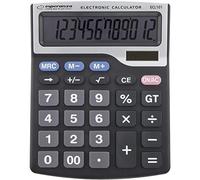 Esperanza ecl101 - Calculatrice de bureau, Basic Calculator, Noir, en Plastique, boutons, Dot-Matrix)