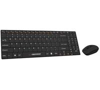 Esperanza EK122K Clavier RF sans Fil QWERTY Noir