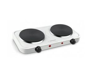 Esperanza Ekh010w Adjustable Electric Cooker 2 Heating Fields White