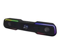 Barre de son - ESPERANZA - Apala - USB - 6W - Filaire - LED arc-en-ciel