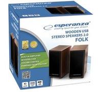 Esperanza EP122 FOLK - Haut-parleurs - pour PC - 6 Watt (Totale) G
