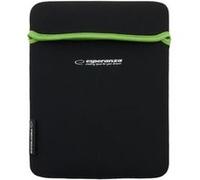 Esperanza - Étui pour tablette - Néoprène - noir/vert - 9.7" G